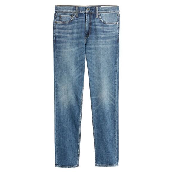 Rag & Bone Jeans Fit 2 Slim Leg in Owen Wash Non-Stretch Denim Mens Size 30x34 - Picture 12 of 13